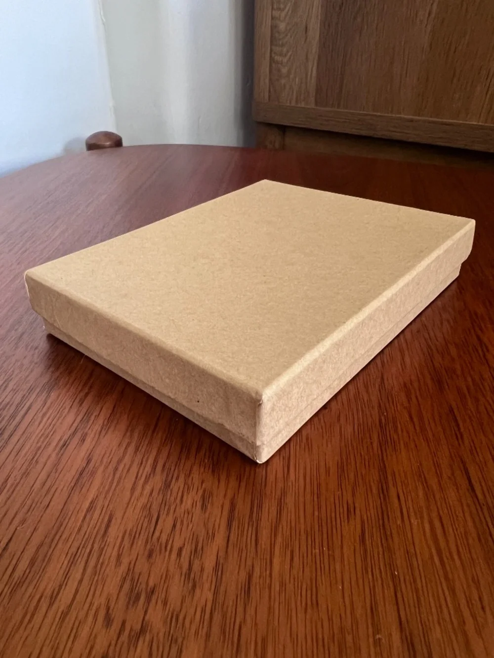 Qty 15 Brown Kraft Cotton-Filled Jewelry Boxes 5-1/4